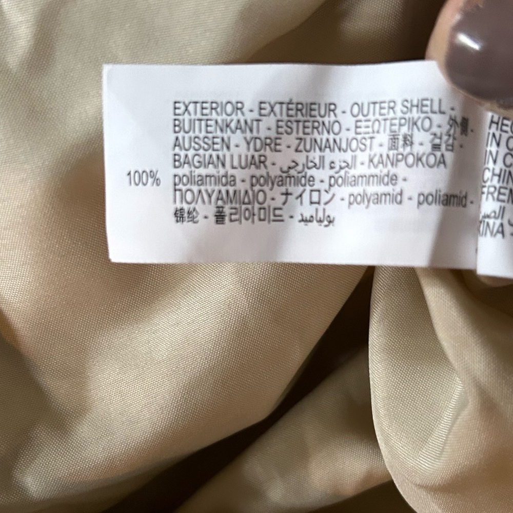 NWT ZARA Kids Lightweight Utility Cargo Jacket Neutral Layer Casual | Size 9-10 - Picture 12 of 14